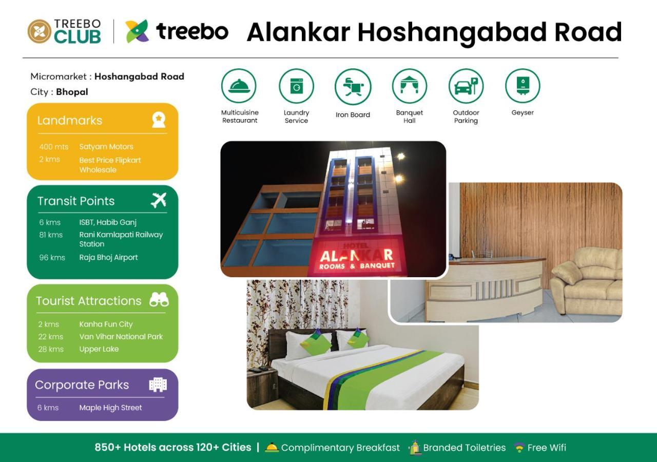 Treebo Alankar Hoshangabad Road Bhopal Eksteriør billede